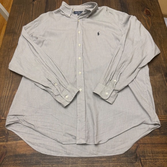 Polo Ralph Lauren Other - Ralph Lauren Yarmouth Button Down‎ Shirt Mens Cotton Checkered Plaid, 17 34/35